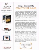Things That Nullify One's Islaam